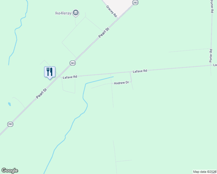 map of restaurants, bars, coffee shops, grocery stores, and more near 26558 Andrew Drive in Watertown