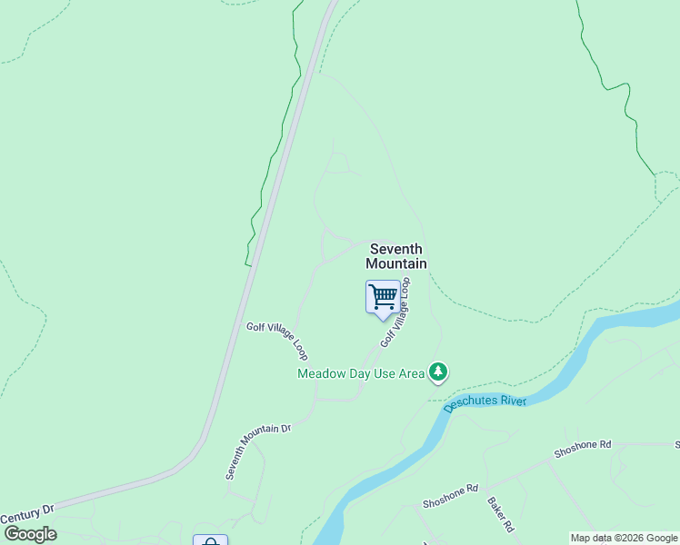 map of restaurants, bars, coffee shops, grocery stores, and more near 60730 Golf Village Loop in Bend