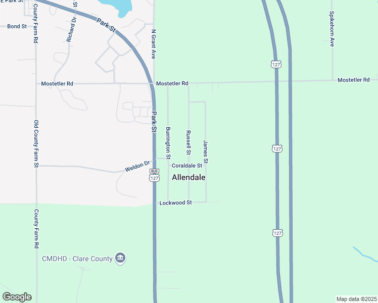 map of restaurants, bars, coffee shops, grocery stores, and more near 1266 Russell Street in Harrison