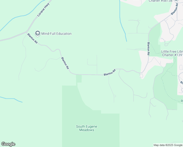 map of restaurants, bars, coffee shops, grocery stores, and more near 4975 Blanton Road in Eugene