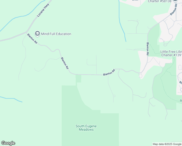 map of restaurants, bars, coffee shops, grocery stores, and more near 4975 Blanton Road in Eugene