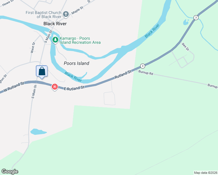 map of restaurants, bars, coffee shops, grocery stores, and more near 137 Stafford Dr in Black River