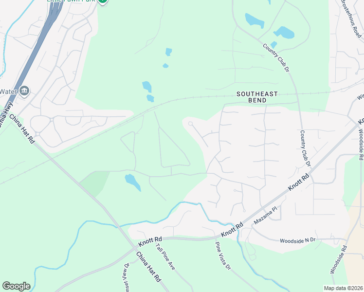 map of restaurants, bars, coffee shops, grocery stores, and more near 60841 Willow Creek Loop in Bend
