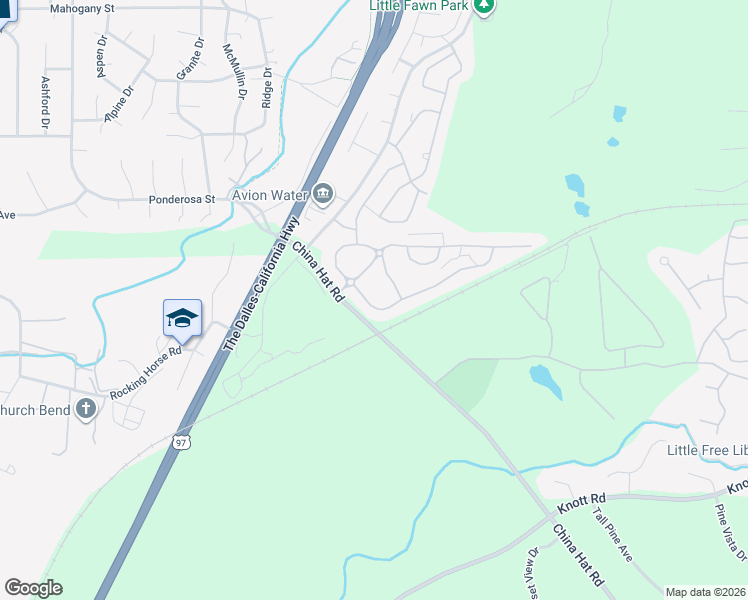 map of restaurants, bars, coffee shops, grocery stores, and more near 60354 Hedgewood Lane in Bend