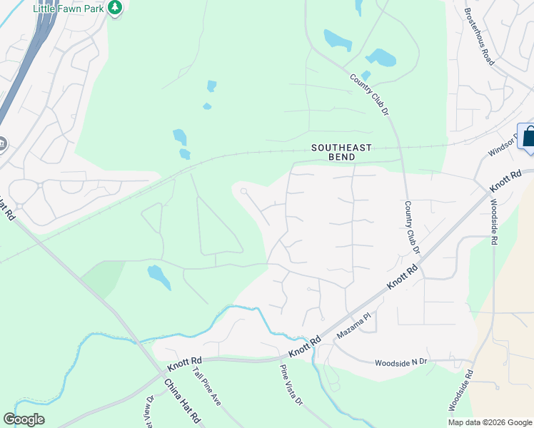 map of restaurants, bars, coffee shops, grocery stores, and more near 60739 Breckenridge Street in Bend