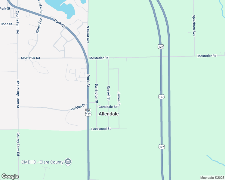 map of restaurants, bars, coffee shops, grocery stores, and more near 1266 Russell Street in Harrison