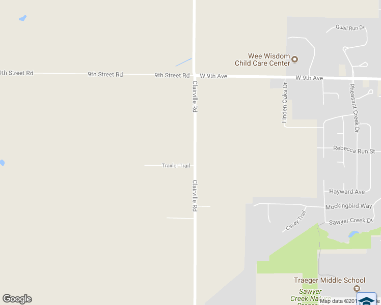 map of restaurants, bars, coffee shops, grocery stores, and more near 3171 Clairville Road in Oshkosh