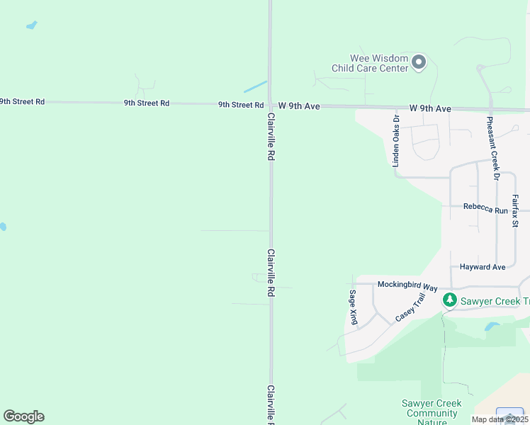 map of restaurants, bars, coffee shops, grocery stores, and more near 3171 Clairville Road in Oshkosh