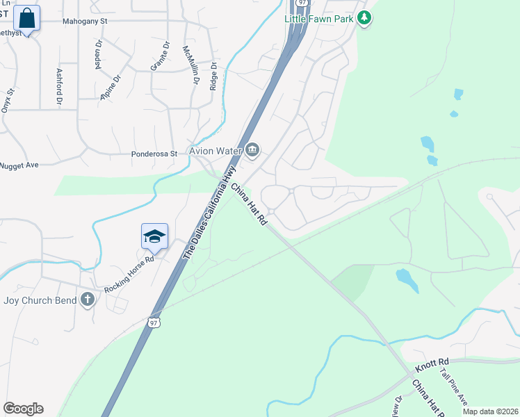 map of restaurants, bars, coffee shops, grocery stores, and more near 60308 Addie Triplett Loop in Bend