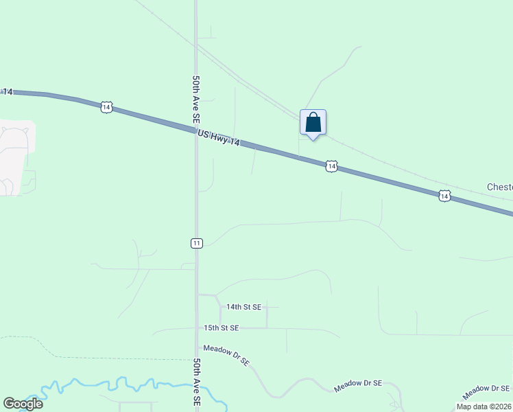 map of restaurants, bars, coffee shops, grocery stores, and more near 5267 Logan Street Southeast in Rochester