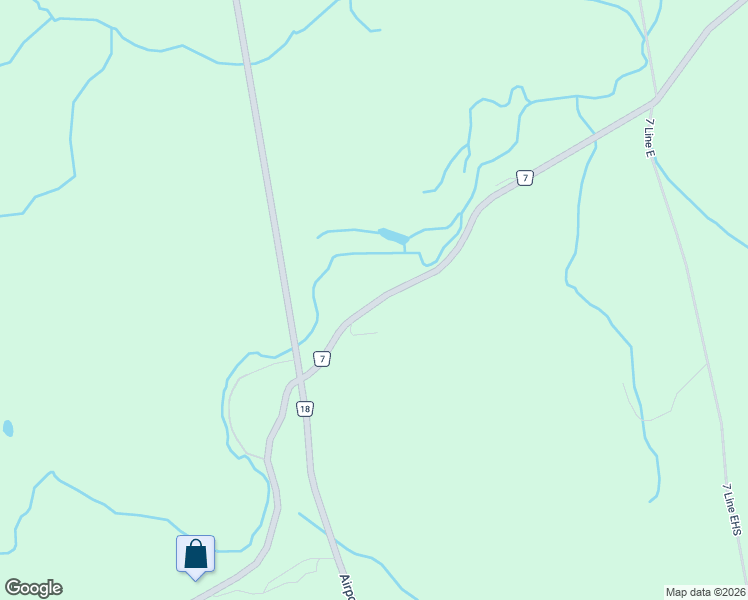 map of restaurants, bars, coffee shops, grocery stores, and more near 308351 Hockley Road in Orangeville