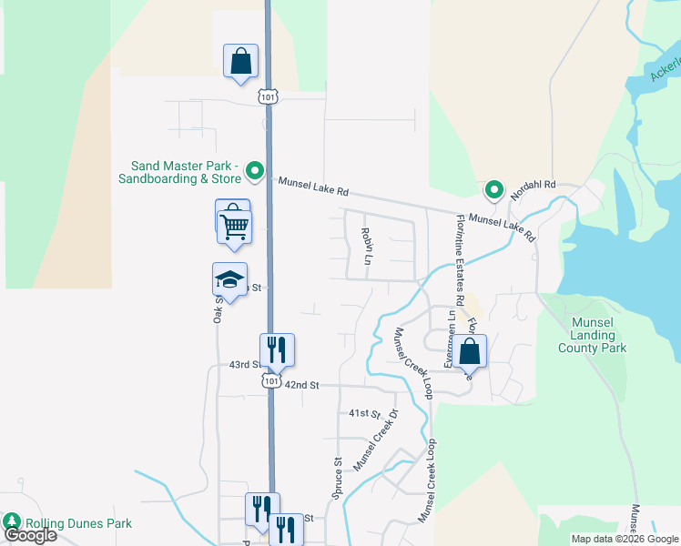 map of restaurants, bars, coffee shops, grocery stores, and more near 473 Sherwood Loop in Florence