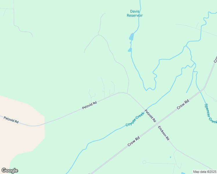 map of restaurants, bars, coffee shops, grocery stores, and more near 27023 Petzold Road in Eugene