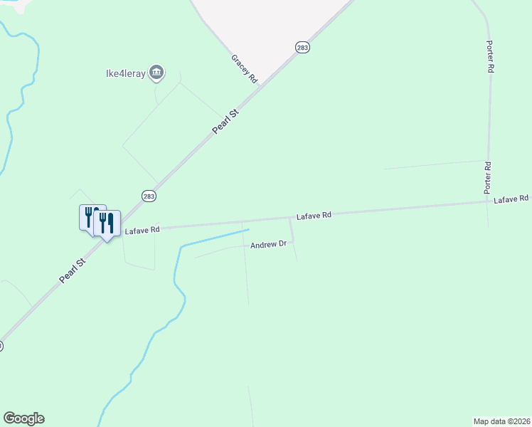 map of restaurants, bars, coffee shops, grocery stores, and more near 26613 Lafave Road in Jefferson County