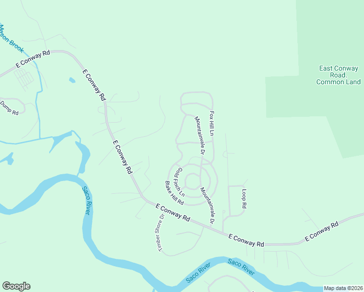 map of restaurants, bars, coffee shops, grocery stores, and more near 50 Eagle Ledge Loop in Conway