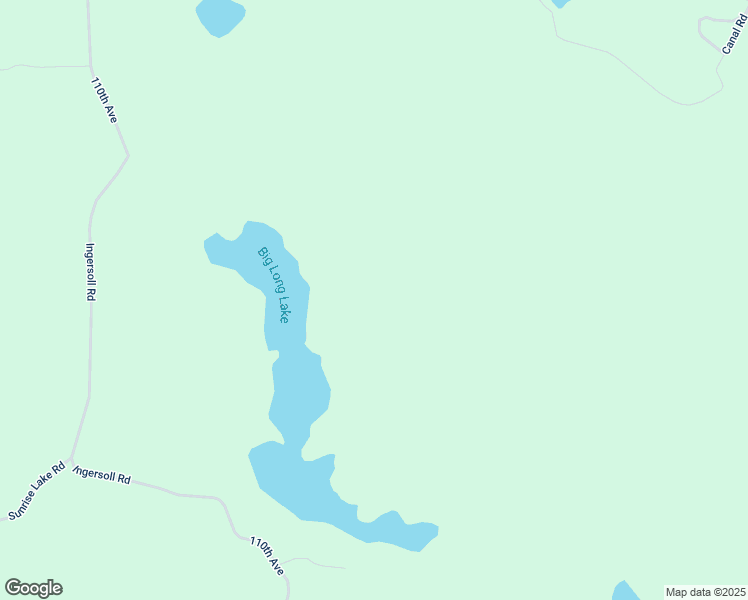 map of restaurants, bars, coffee shops, grocery stores, and more near 110th Avenue in Evart