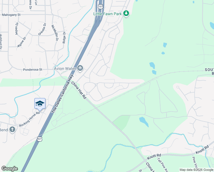 map of restaurants, bars, coffee shops, grocery stores, and more near 60321 Sage Stone Loop in Bend