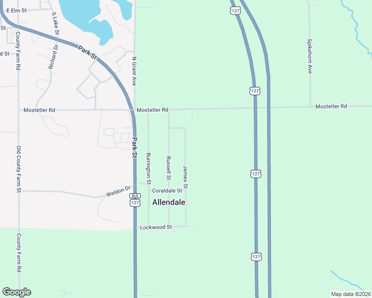 map of restaurants, bars, coffee shops, grocery stores, and more near 1374 James in Harrison