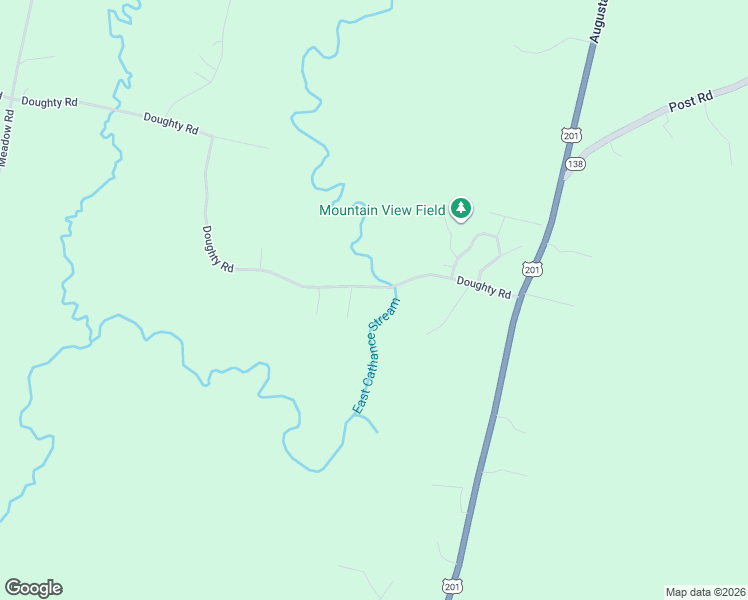 map of restaurants, bars, coffee shops, grocery stores, and more near 217 Doughty Road in Bowdoin