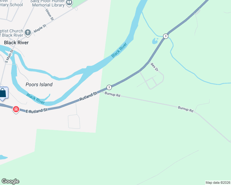 map of restaurants, bars, coffee shops, grocery stores, and more near 29647 Burnup Road in Black River