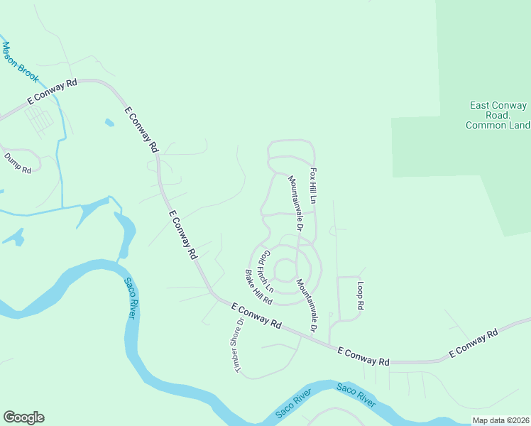 map of restaurants, bars, coffee shops, grocery stores, and more near 50 Eagle Ledge Loop in Conway
