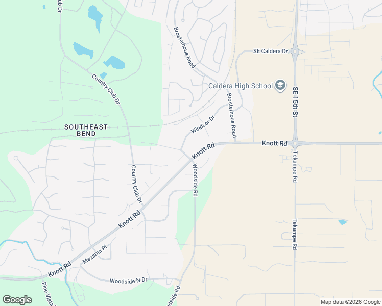 map of restaurants, bars, coffee shops, grocery stores, and more near 20620 Woodside Court in Bend