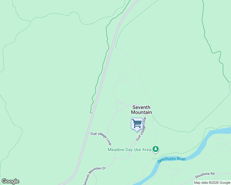 map of restaurants, bars, coffee shops, grocery stores, and more near 60770 Currant Way in Bend