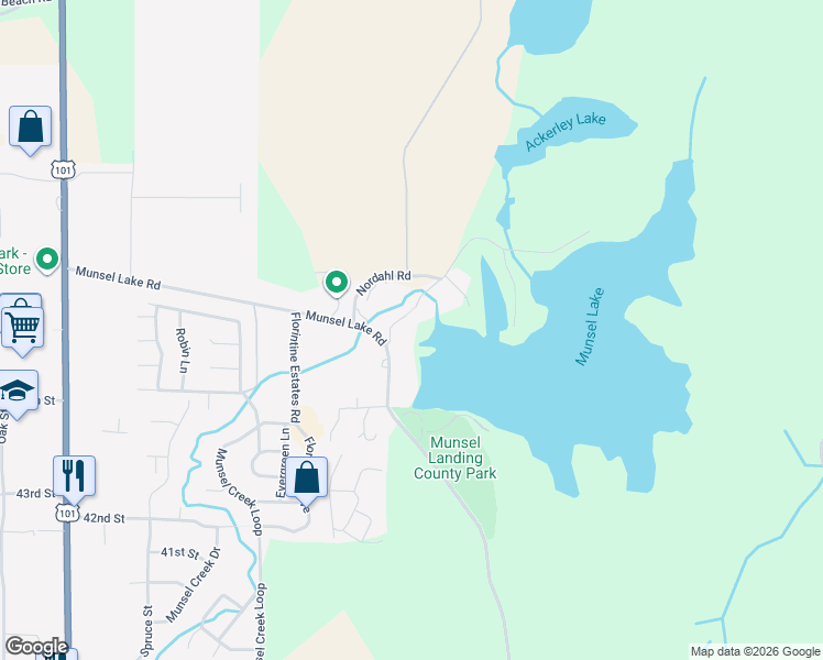 map of restaurants, bars, coffee shops, grocery stores, and more near 5622 Martin Road in Florence