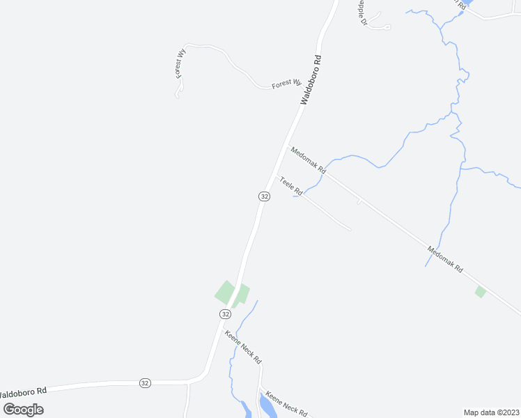 map of restaurants, bars, coffee shops, grocery stores, and more near Waldoboro Road in Bremen