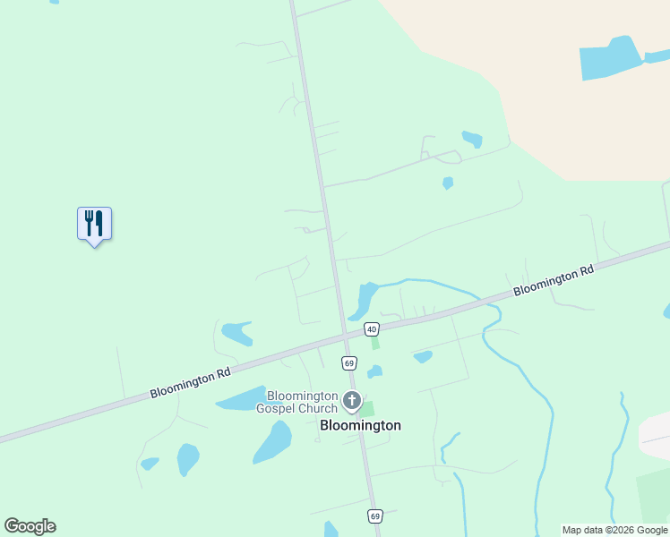 map of restaurants, bars, coffee shops, grocery stores, and more near 13853 Ninth Line in Whitchurch-Stouffville