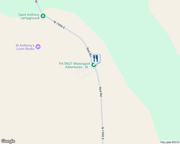 map of restaurants, bars, coffee shops, grocery stores, and more near 865 Red Road in Saint Anthony