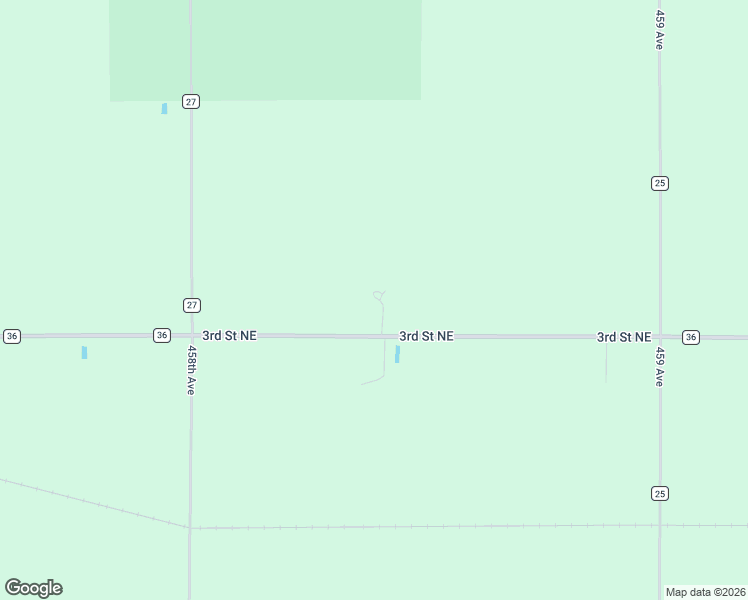 map of restaurants, bars, coffee shops, grocery stores, and more near 45840 233rd Street in Wentworth
