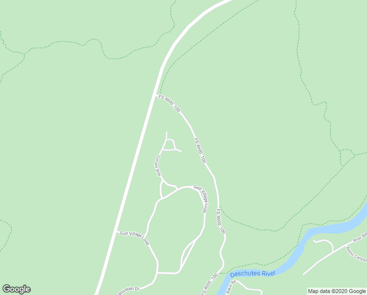 map of restaurants, bars, coffee shops, grocery stores, and more near 18820 Peony Place in Bend