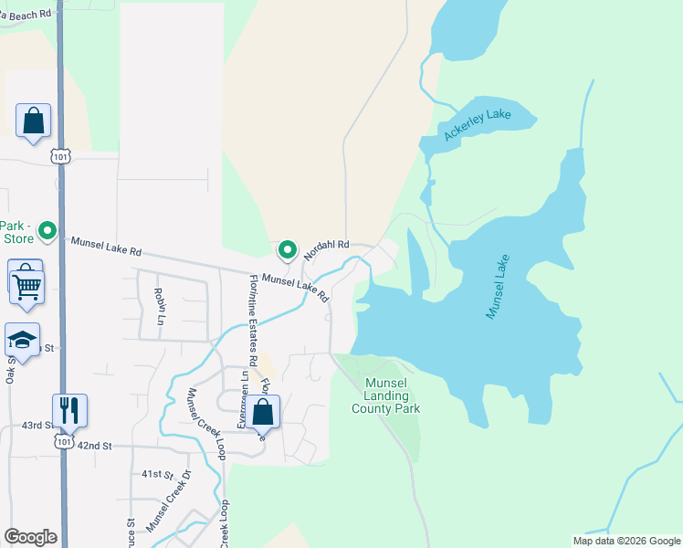 map of restaurants, bars, coffee shops, grocery stores, and more near 5635 Martin Road in Florence