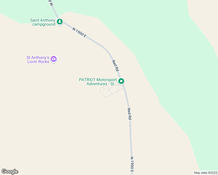 map of restaurants, bars, coffee shops, grocery stores, and more near 800 North 1900 East in St. Anthony