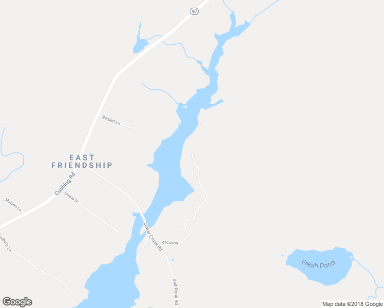 map of restaurants, bars, coffee shops, grocery stores, and more near 42 Raccoon in Cushing