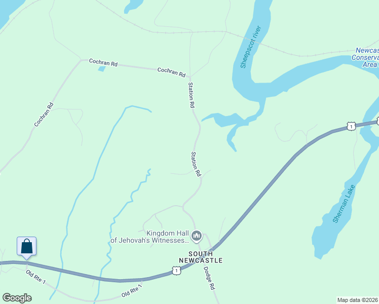 map of restaurants, bars, coffee shops, grocery stores, and more near 94 Station Road in Newcastle