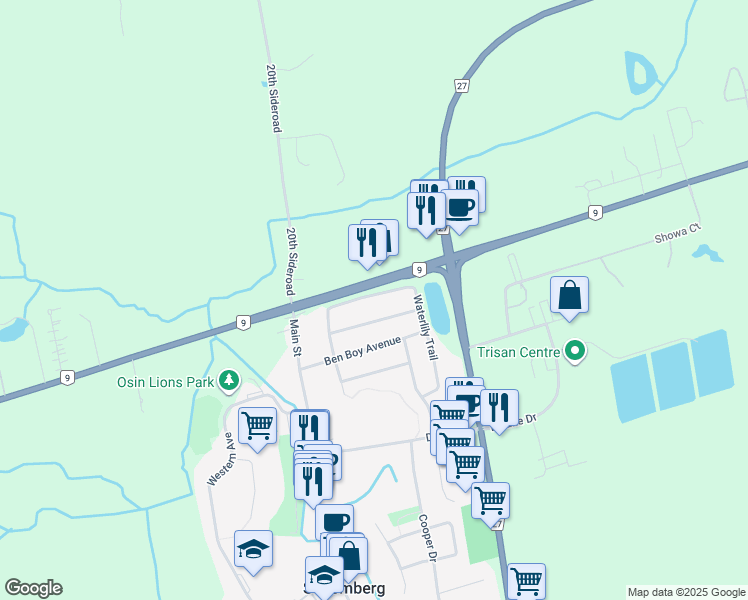 86 Waterlily Trail, Schomberg ON Walk Score