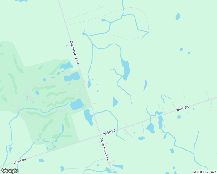 map of restaurants, bars, coffee shops, grocery stores, and more near Concession Road 4 in Goodwood