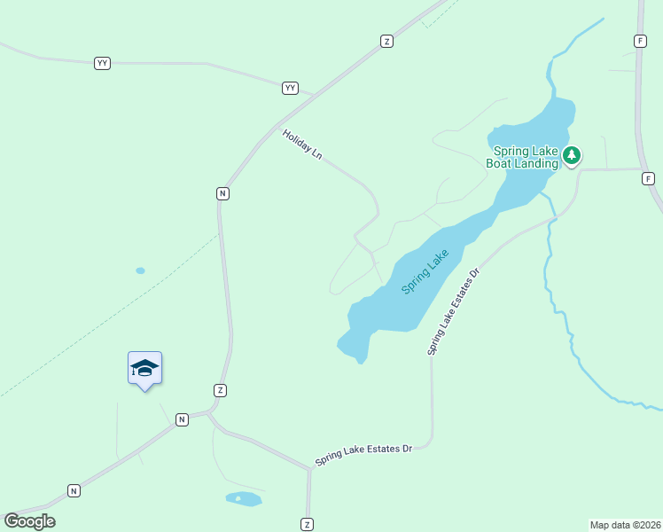 map of restaurants, bars, coffee shops, grocery stores, and more near W5669 Cedar Trail in Neshkoro