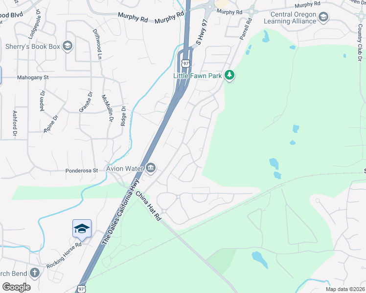 map of restaurants, bars, coffee shops, grocery stores, and more near 60873 Sawtooth Mountain Lane in Bend