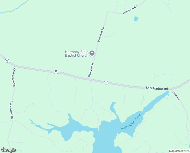 map of restaurants, bars, coffee shops, grocery stores, and more near 338 Seal Harbor Road in Saint George