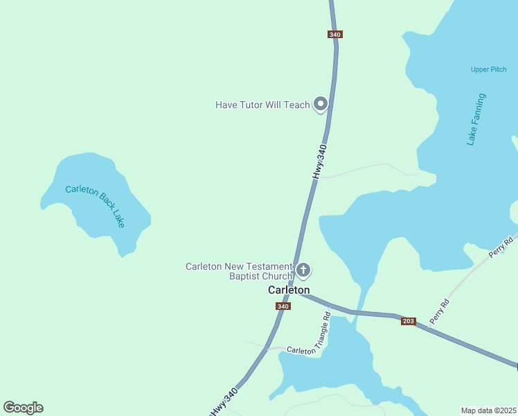 map of restaurants, bars, coffee shops, grocery stores, and more near 4113 Nova Scotia 340 in Carleton