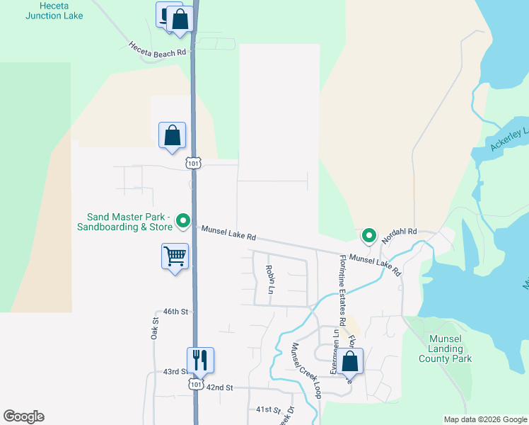 map of restaurants, bars, coffee shops, grocery stores, and more near 2060 52nd Street in Florence