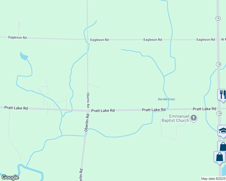 map of restaurants, bars, coffee shops, grocery stores, and more near in Gladwin