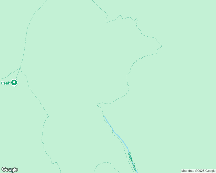 map of restaurants, bars, coffee shops, grocery stores, and more near Gorge Brook Trail in Benton