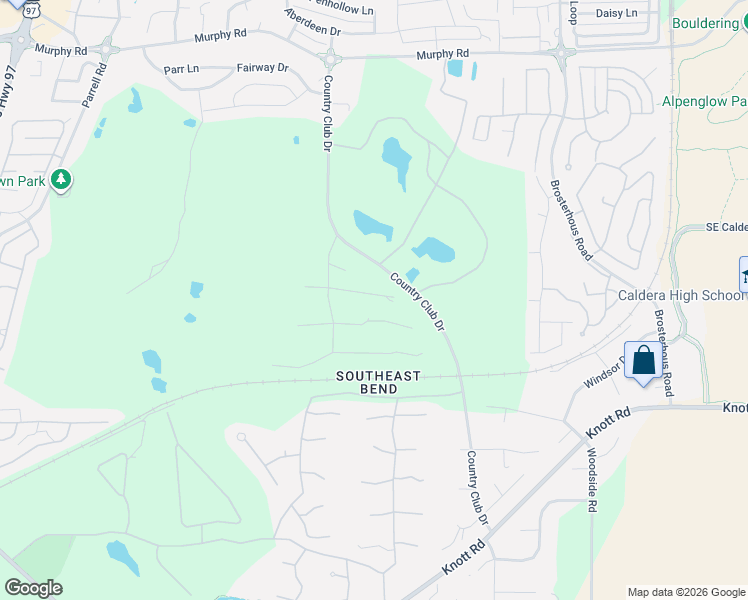 map of restaurants, bars, coffee shops, grocery stores, and more near 20439 Bullblock Road in Bend