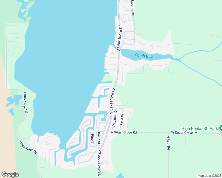 map of restaurants, bars, coffee shops, grocery stores, and more near 7137 Dahlke Road in Ludington