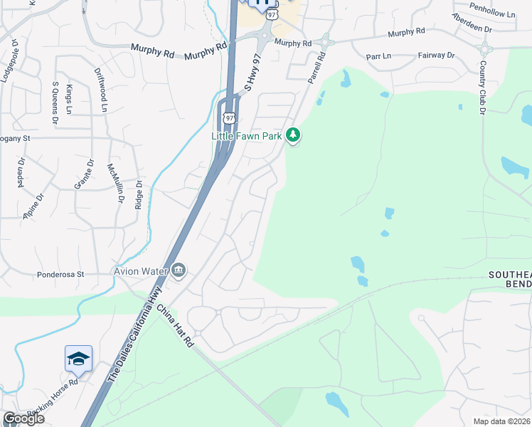 map of restaurants, bars, coffee shops, grocery stores, and more near 60906 Grand Targhee Drive in Bend