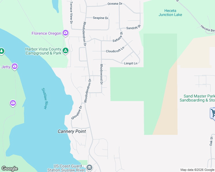 map of restaurants, bars, coffee shops, grocery stores, and more near 87525 Rhodowood Drive in Florence